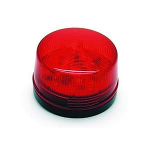 Elock, Strobe Light Red (EL-SL100Red). Strobe Light Red. Alarm Component Supplier. Available in Red or blue. 90 flashes per minute operation. Integrate freely with any door and alarm system.