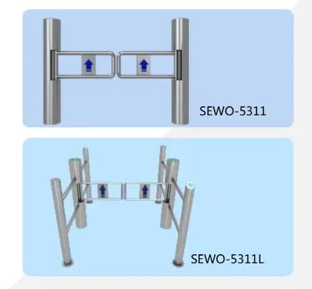 SEWO-5316 Swing Barrier TurnStile - Image 3